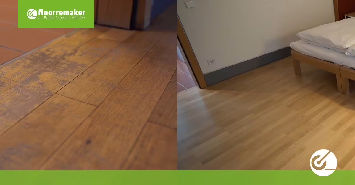 Renovace dřevěné a korkové podlahy